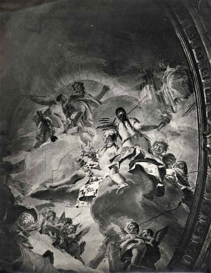 Tiepolo - Fetonte chiede ad Apollo di guidare il carro del sole, 1730 - 1731, Palazzo Archinto