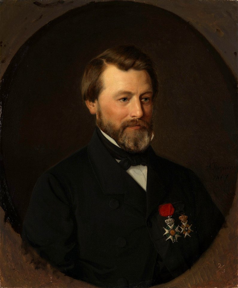 Adolph Tidemand - Portrait of Emil Tidemand the Artist's Brother - NG.M.04144 - National Museum of Art, Architecture and Design