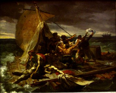 Théodore Géricault - Le Radeau de la Méduse esquisse (salon de 1819)