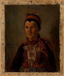 Adolph Tidemand - Portrait of Anna Gulsvig - Google Art Project