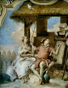 Giovanni Battista Tiepolo - Adieux d'Angélique et de Médor
