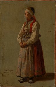 Adolph Tidemand - Thora Ingebretsdatter Gulsvig - NG.M.00302-062 - National Museum of Art, Architecture and Design