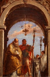 Tiepolo - Two Saints (Saints Maximus and Oswald). 1740-1745