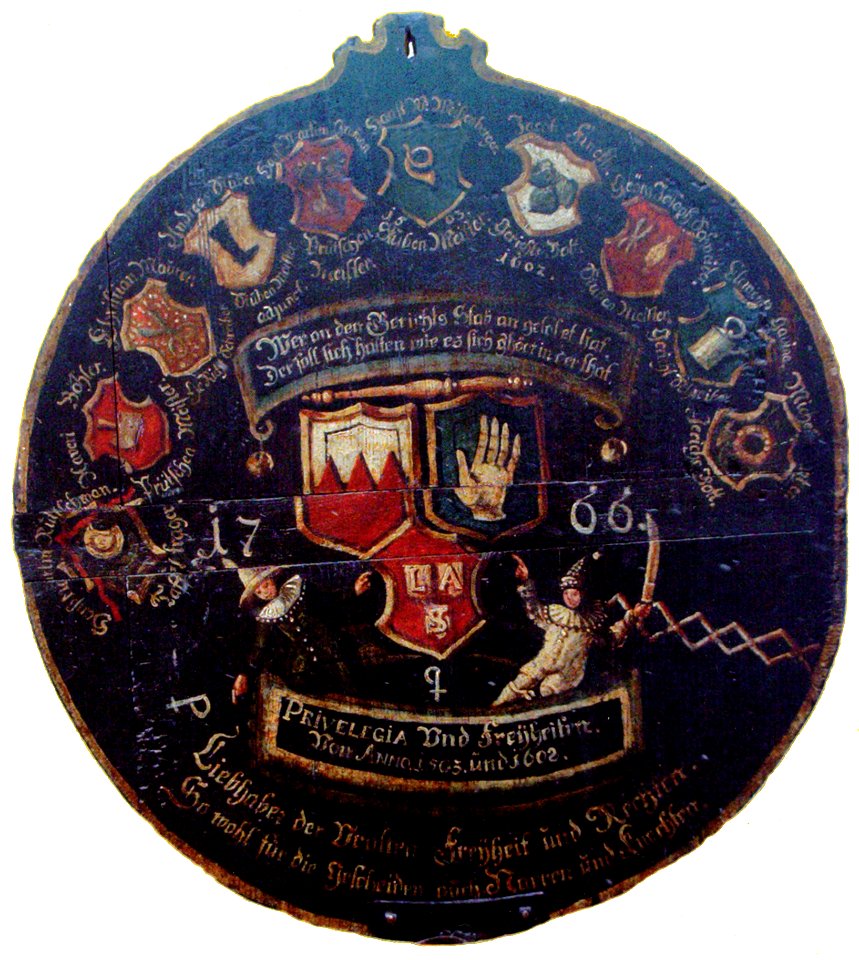 Tiengen Narrenbrett 1718a