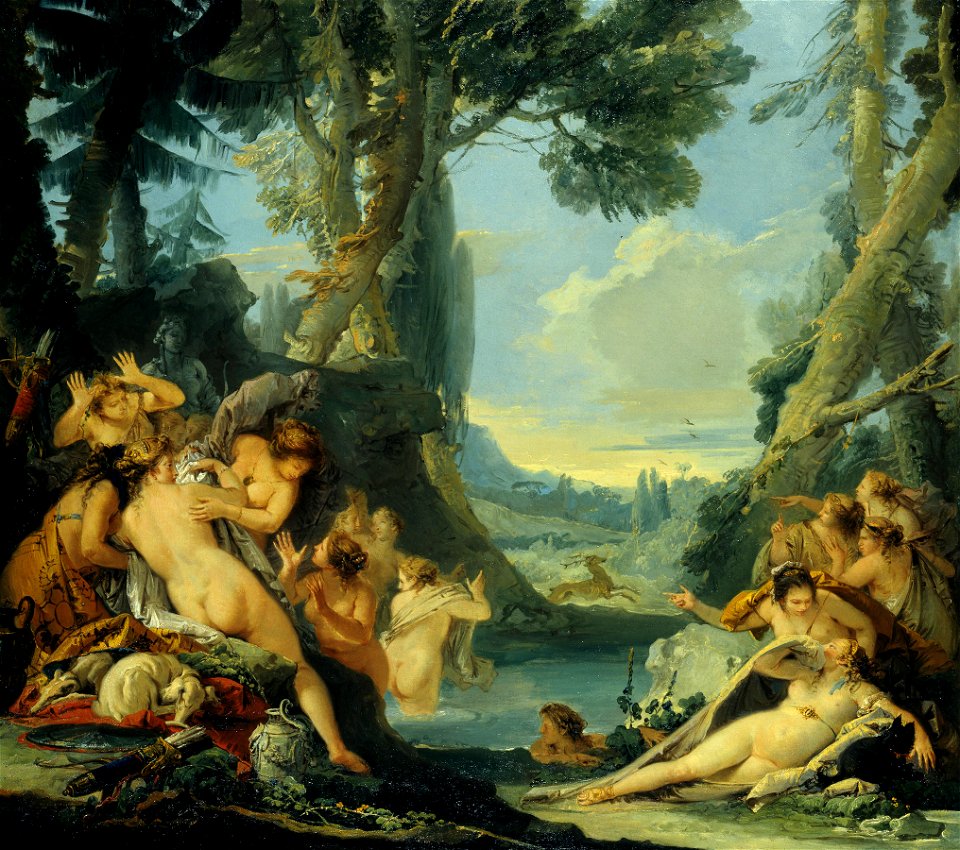 Tiepolo - Diana and Actaeon, 1743-44