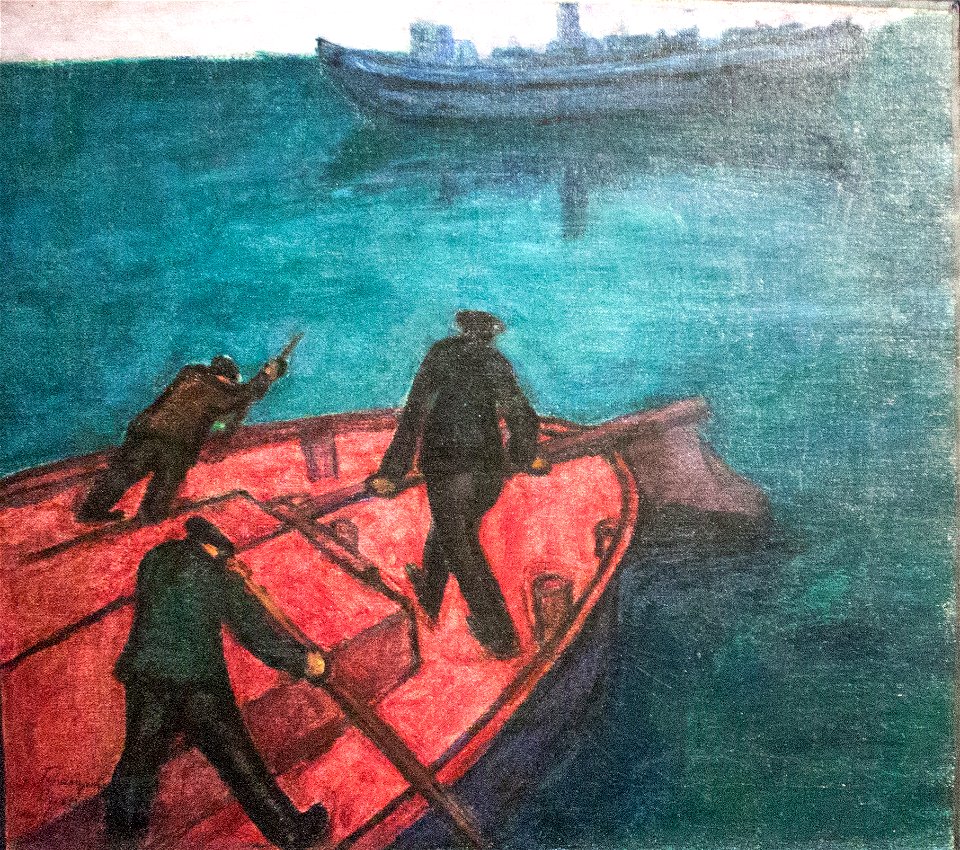 Tihanyi - Boatmen on the Seine