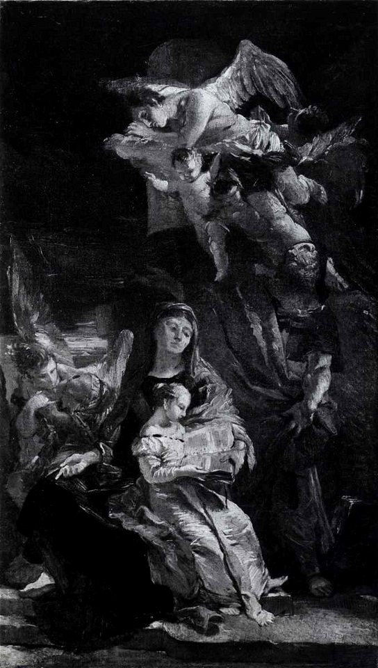 Tiepolo - Educazione di Maria Vergine, 1730 - 1735, Collezione Cini