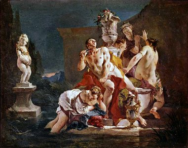 Tiepolo - Suicidio di Aiace Telamonio, 1715 - 1725, Asta Christie's