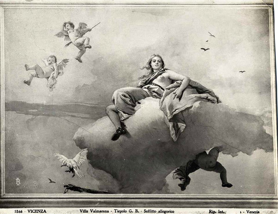 Tiepolo - Trionfo di Venere, 1757, Villa Bertolo-Valmarana (ai Nani)
