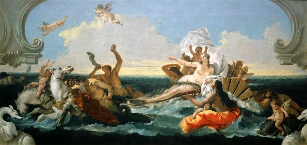 Tiepolo - Der Triumph der Amphitrite, Um 1740