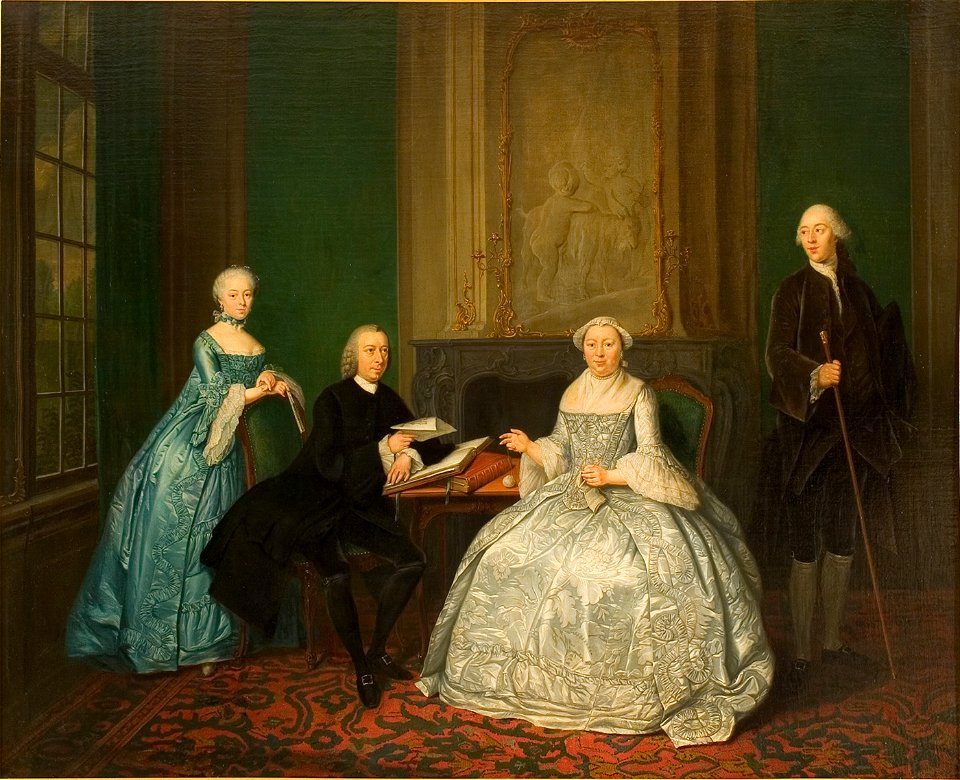 Tibout Regters - Johannes Westrik (1720-1763) en zijn gezin - SA 38706 - Rijksmuseum Twenthe