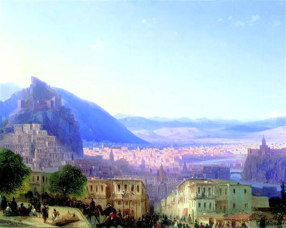 Tiflis by aivazovsky