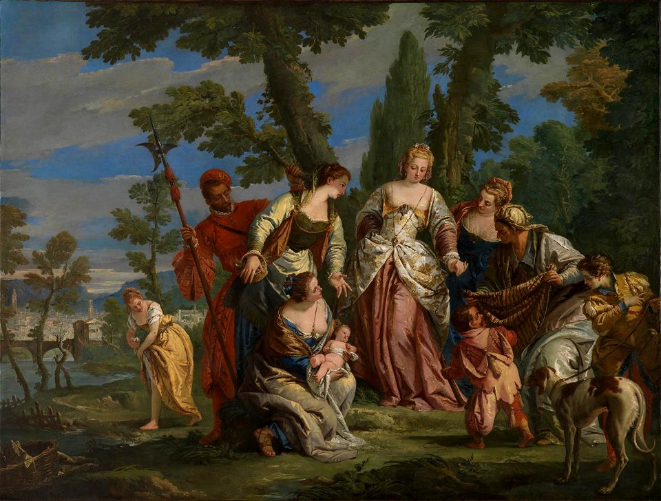 Tiepolo - The Finding of Moses, 1740-1745