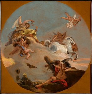 Tiepolo - The Chariot of Aurora, c. 1734