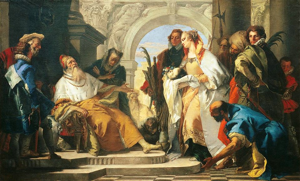 Tiepolo giambattista - Santi portettori della famiglia Crotta - staedel altemeiste Francoforte