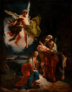 Tiepolo - The Rest on the Flight into Egypt, ca. 1720