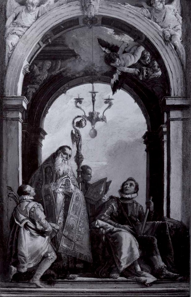 Tiepolo - San Massimo e sant'Osvaldo, 1740 - 1745, Paul Drey Gallery