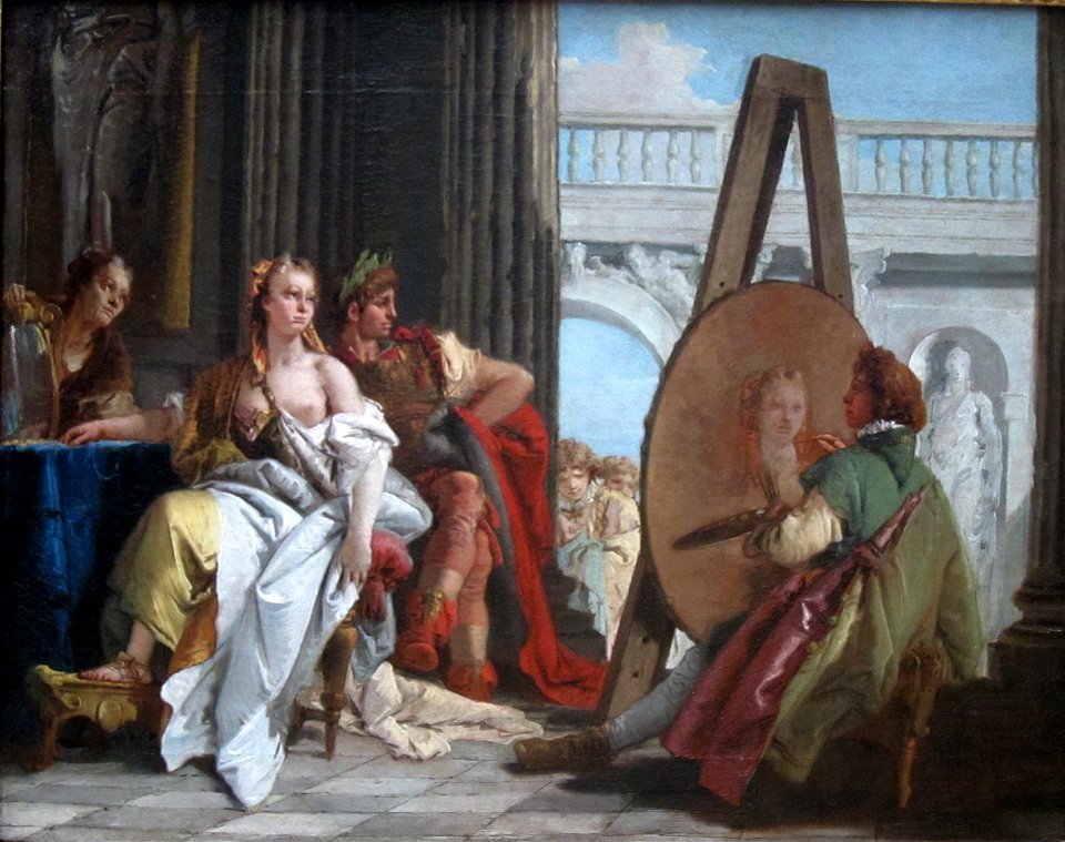 Tiepolo Alexander and Campaspe Getty