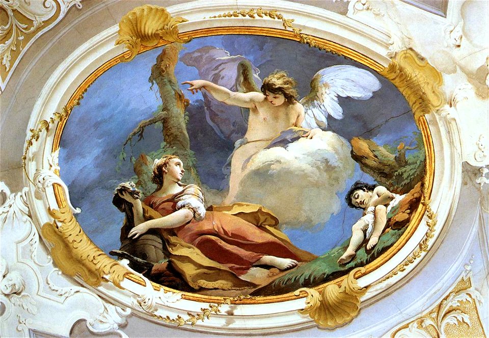 Tiepolo, Giovanni Battista - Hagar in the Wilderness - 1726-29