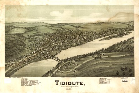 Tidioute, Warren County, Pennsylvania 1896 LOC gm71005344