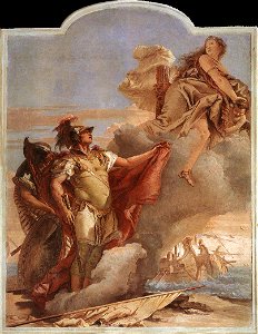 Giovanni Battista Tiepolo - Venus Appearing to Aeneas on the Shores of Carthage - WGA22336