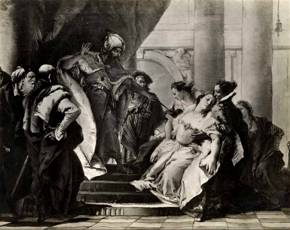 Tiepolo - Ester e Assuero, 1750 - 1755, Fondazione collezione E.G. Bührle