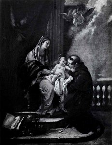 Tiepolo - Madonna con Bambino e sant'Antonio da Padova, 1730 - 1735, Collezione Cini,