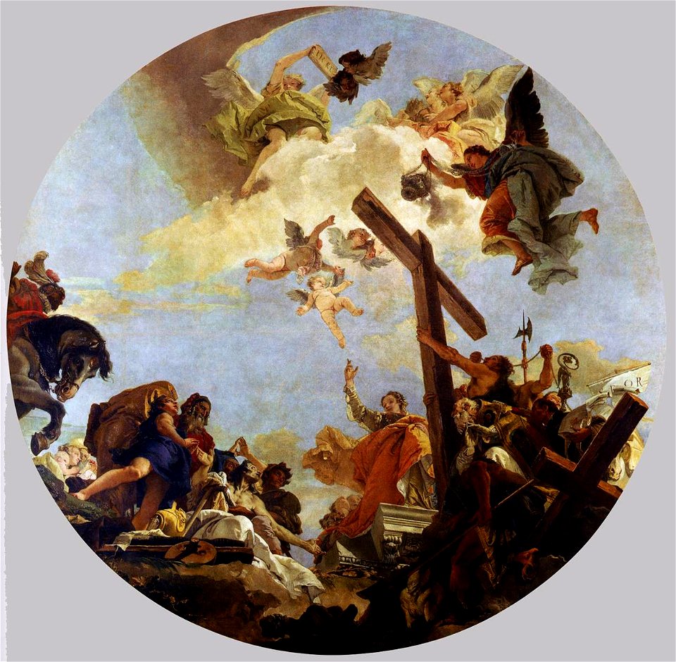 Discovery of the True Cross tiepolo