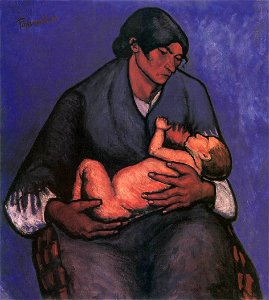 Tihanyi Gipsy Woman with Child