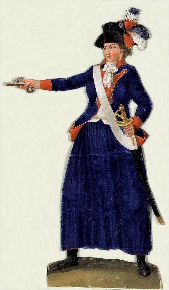 Théroigne de Méricourt en amazone - Lesueur