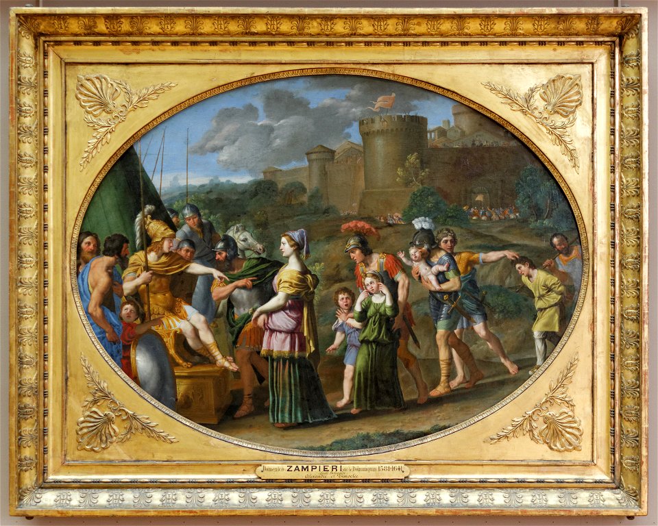 Timoclée et Alexandre, Domenichino (Louvre INV 796) 01