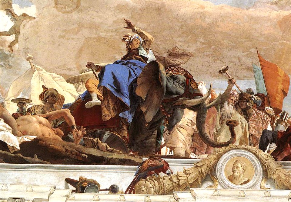 Tiepolo, Giovanni Battista - Apollo and the Continents - Asia - 1752-53