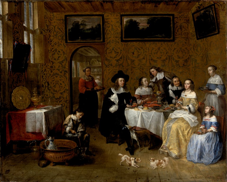 Gillis van Tilborgh - Family Portrait - WGA22403