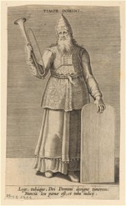 Timor Domini print by Philip Galle, S.I 1715, Prints Department, Royal Library of Belgium
