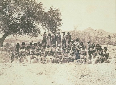 Timothy H. O'Sullivan - Group of Pah-Ute Indians, Nevada - GEH .197900140002
