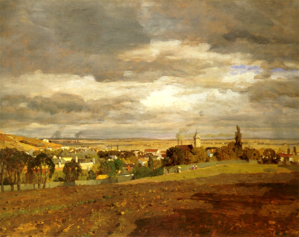 Tina Blau Blick auf Heiligenstadt