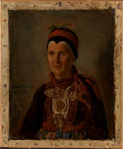 Adolph Tidemand - Portrait of Anna Gulsvig - NG.M.00302-008 - National Museum of Art, Architecture and Design
