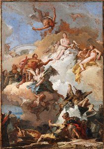 Tiepolo - The Apotheosis of Aeneas, c. 1765