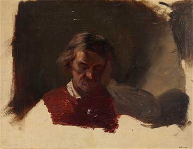 Adolph Tidemand - Farmer. Study for Low Church Devotion - NG.M.00302-057 - National Museum of Art, Architecture and Design