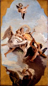 Tiepolo, Giambattista - Virtue and Nobility putting Ignorance to Flight - Google Art Project