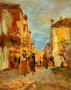 Tina Blau - An alley in Venice