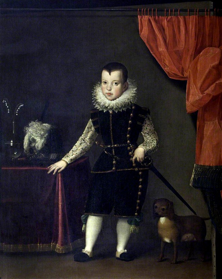Tiberio di Tito (1573-1627) - A Trompe l'oeil Portrait of an Unknown Young Boy with His Dog (A Medici Prince^) - 533872 - National Trust