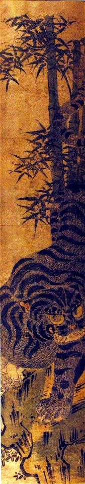 Tiger in bamboo grove (5759422046)