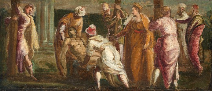 Tintoretto - Saint Helen Testing the True Cross - 1932.44 - Art Institute of Chicago