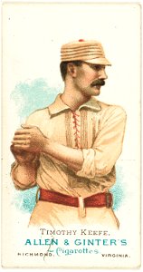 Timothy Keefe, New York Giants, baseball card portrait LCCN2007678537