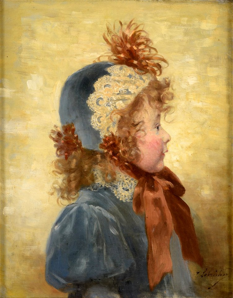 Timoléon Marie Lobrichon Jeune Fille