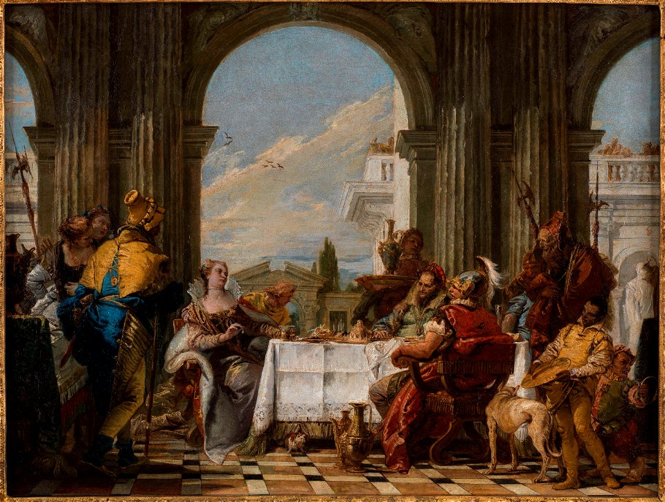 Tiepolo - Banquet de Cléopâtre - Musée Cognacq-Jay