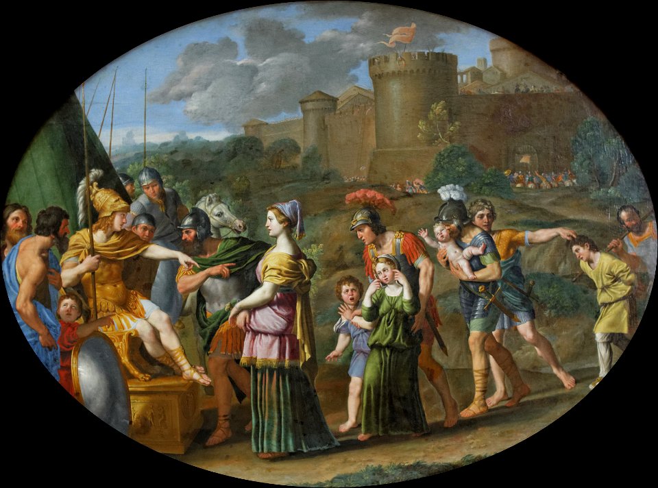 Timoclée et Alexandre, Domenichino (Louvre INV 796) 03