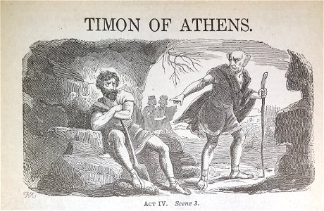 Timon of Athens Lithograph