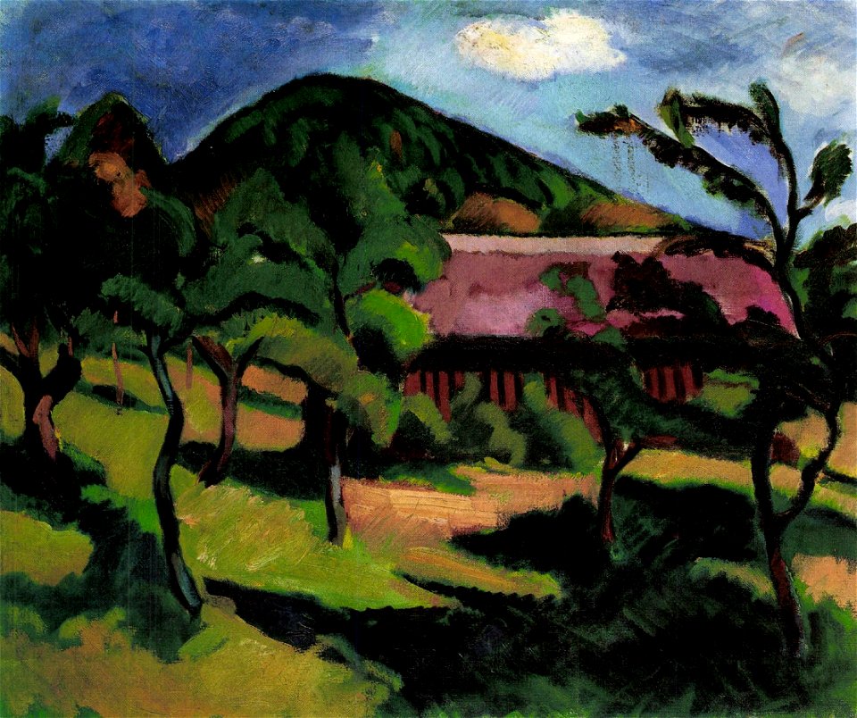 Tihanyi Landscape 1908